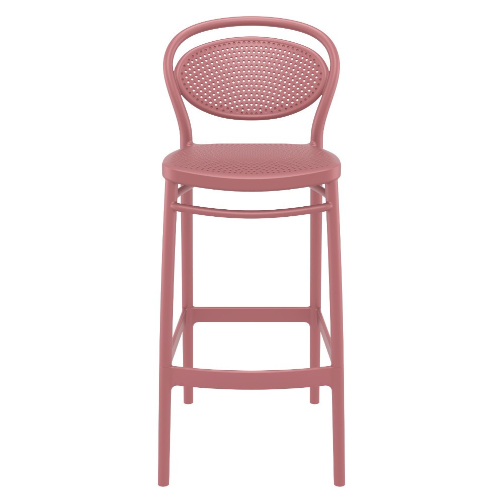 Marcel Bar Stool Burgundy-PP Chair