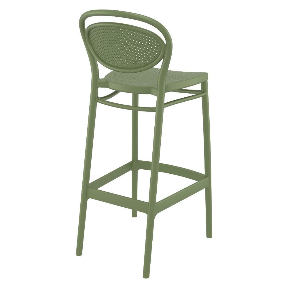 Marcel Bar Stool Green-PP Chair