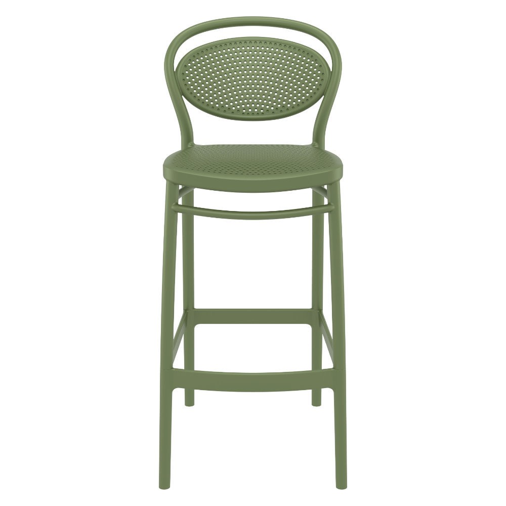 Marcel Bar Stool Green-PP Chair