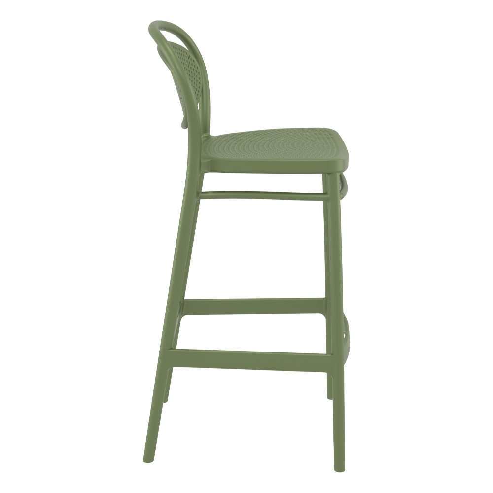 Marcel Bar Stool Green-PP Chair