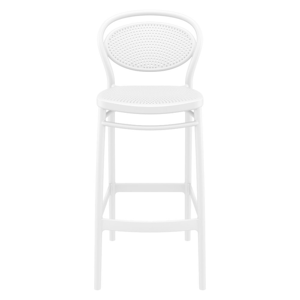 Marcel Bar Stool White-PP Chair
