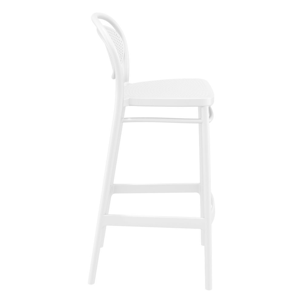 Marcel Bar Stool White-PP Chair
