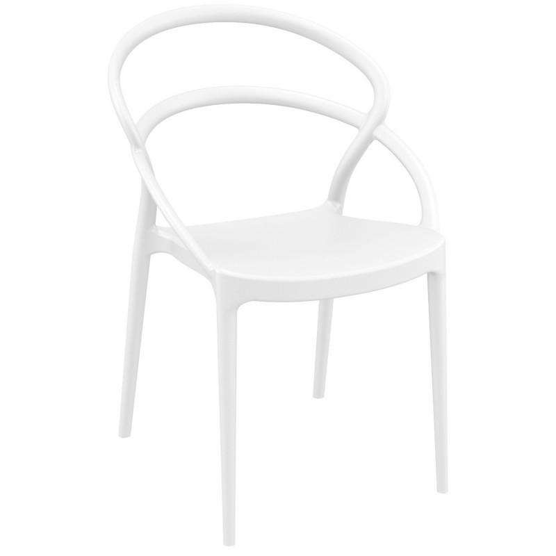 Cheap White Plastic Armchair-PP Chair