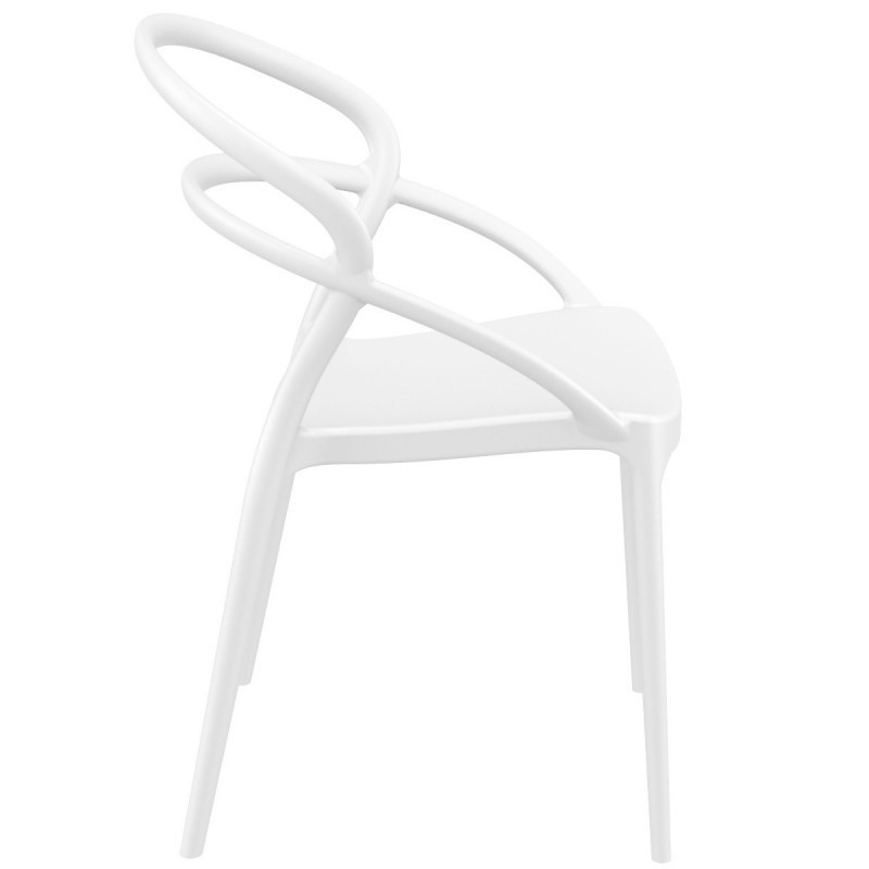 Cheap White Plastic Armchair-PP Chair