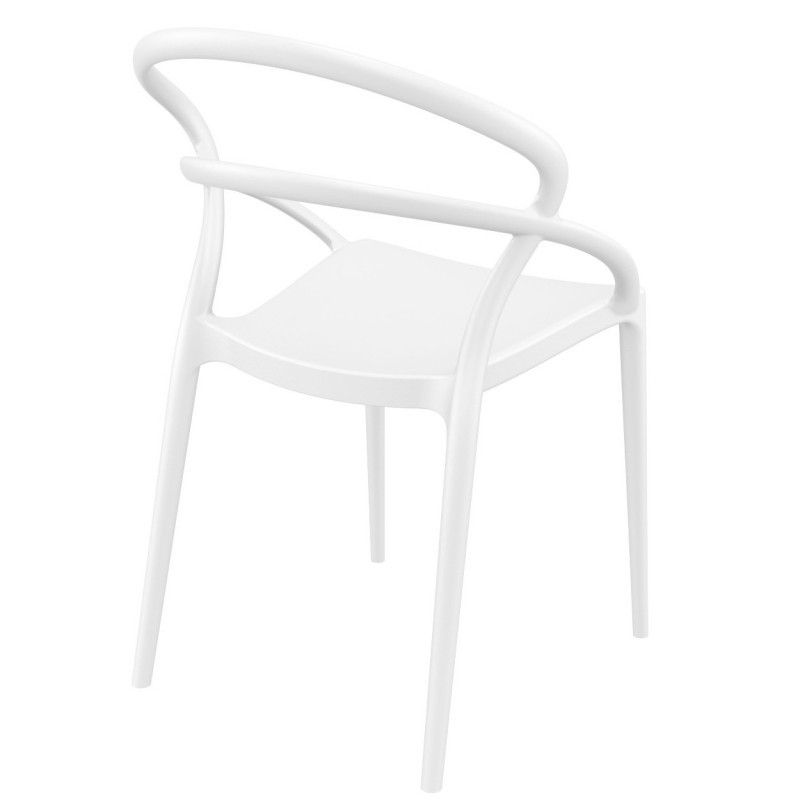 Cheap White Plastic Armchair-PP Chair