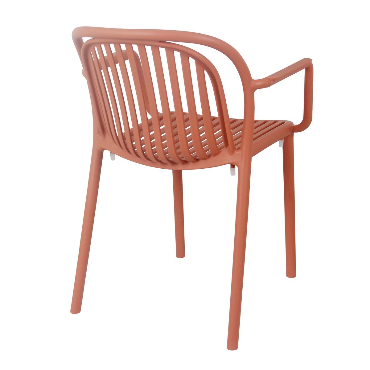 Orange Plastic Outdoor Armchair-PP Chair
