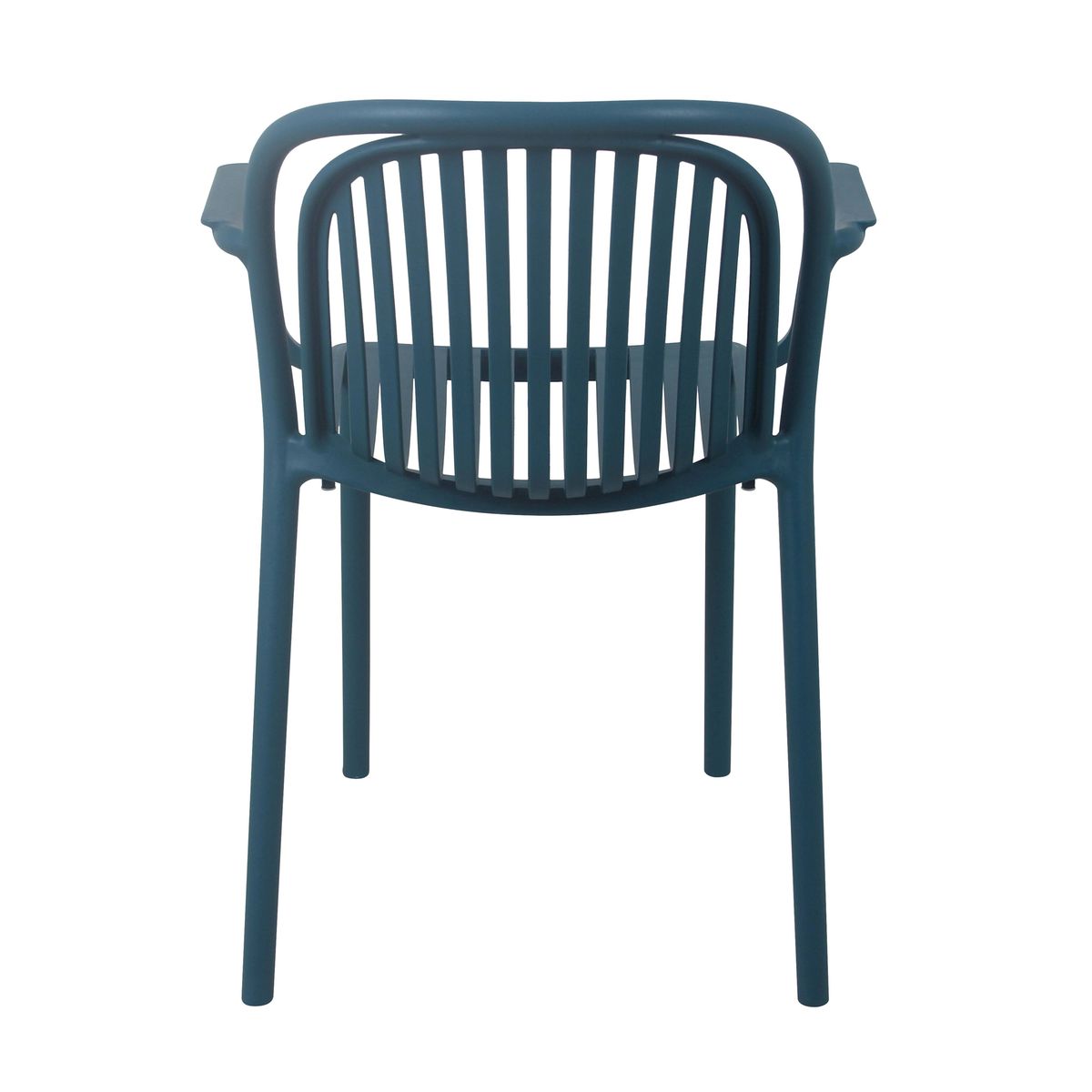 Navy Blue Plastic Outdoor Armchair-PP Chair