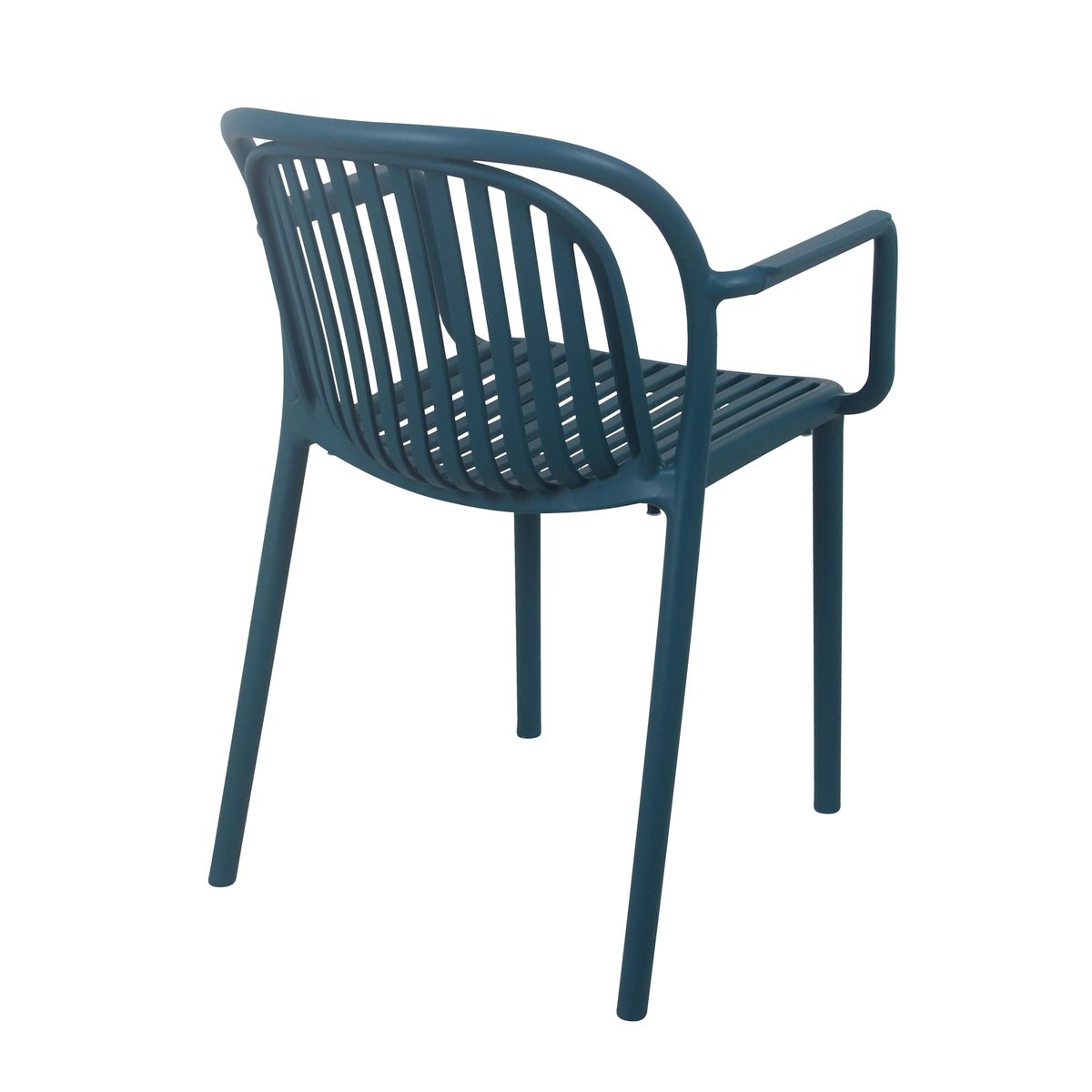 Navy Blue Plastic Outdoor Armchair-PP Chair