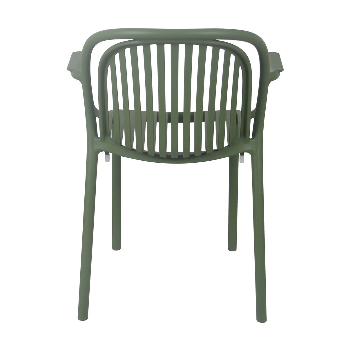 Green Plastic Outdoor Armchair-PP Chair