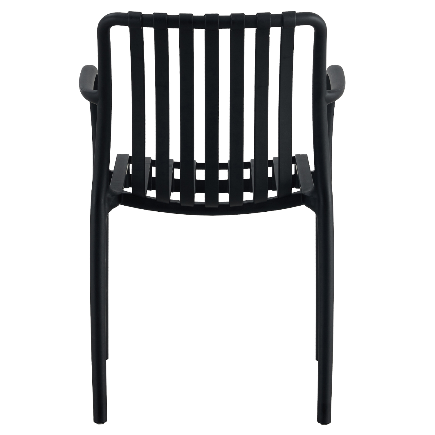 Plastic Garden ArmChair Black-PP Chair
