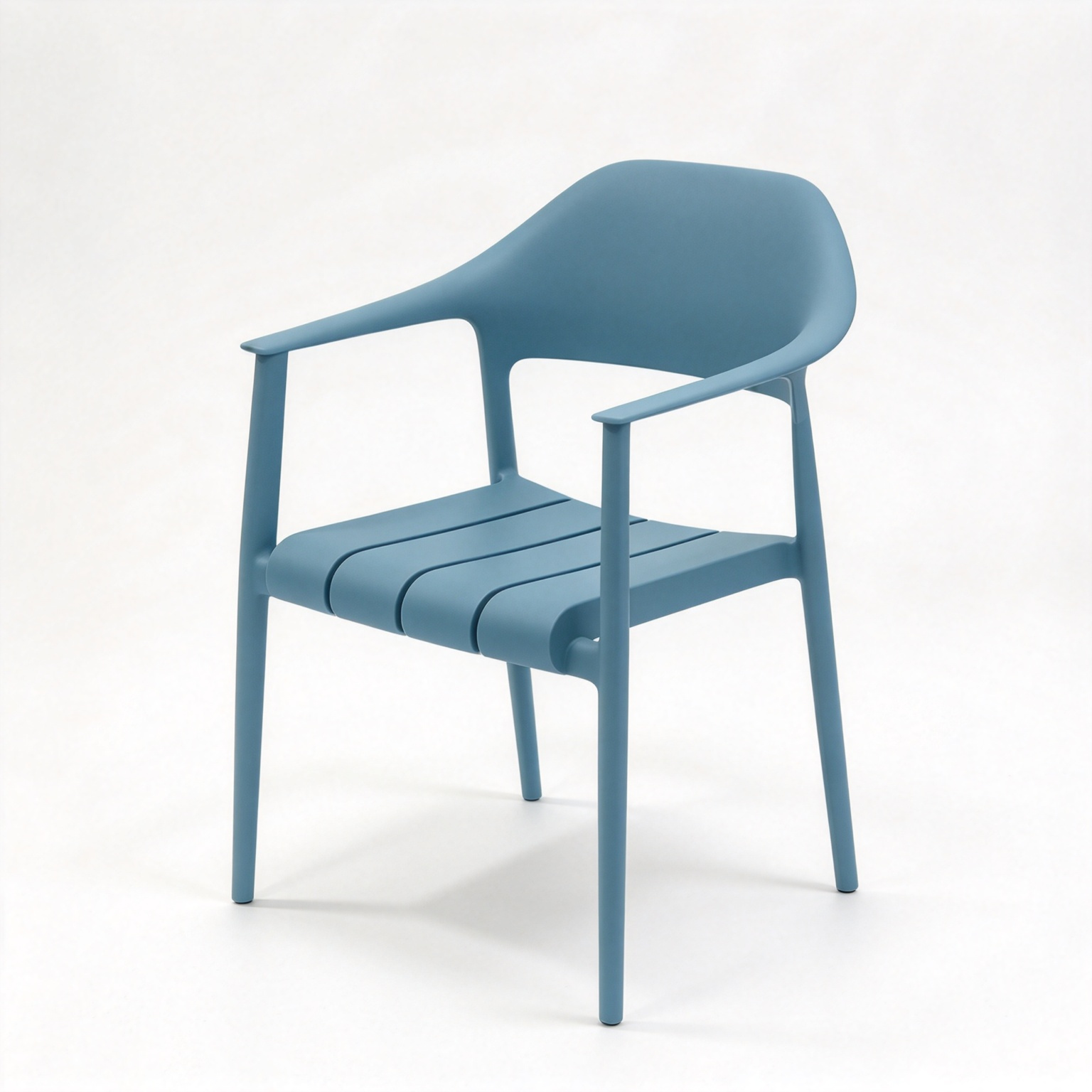GFPP Monobloc Plastic Armchair | Stackable Outdoor Dining Chair