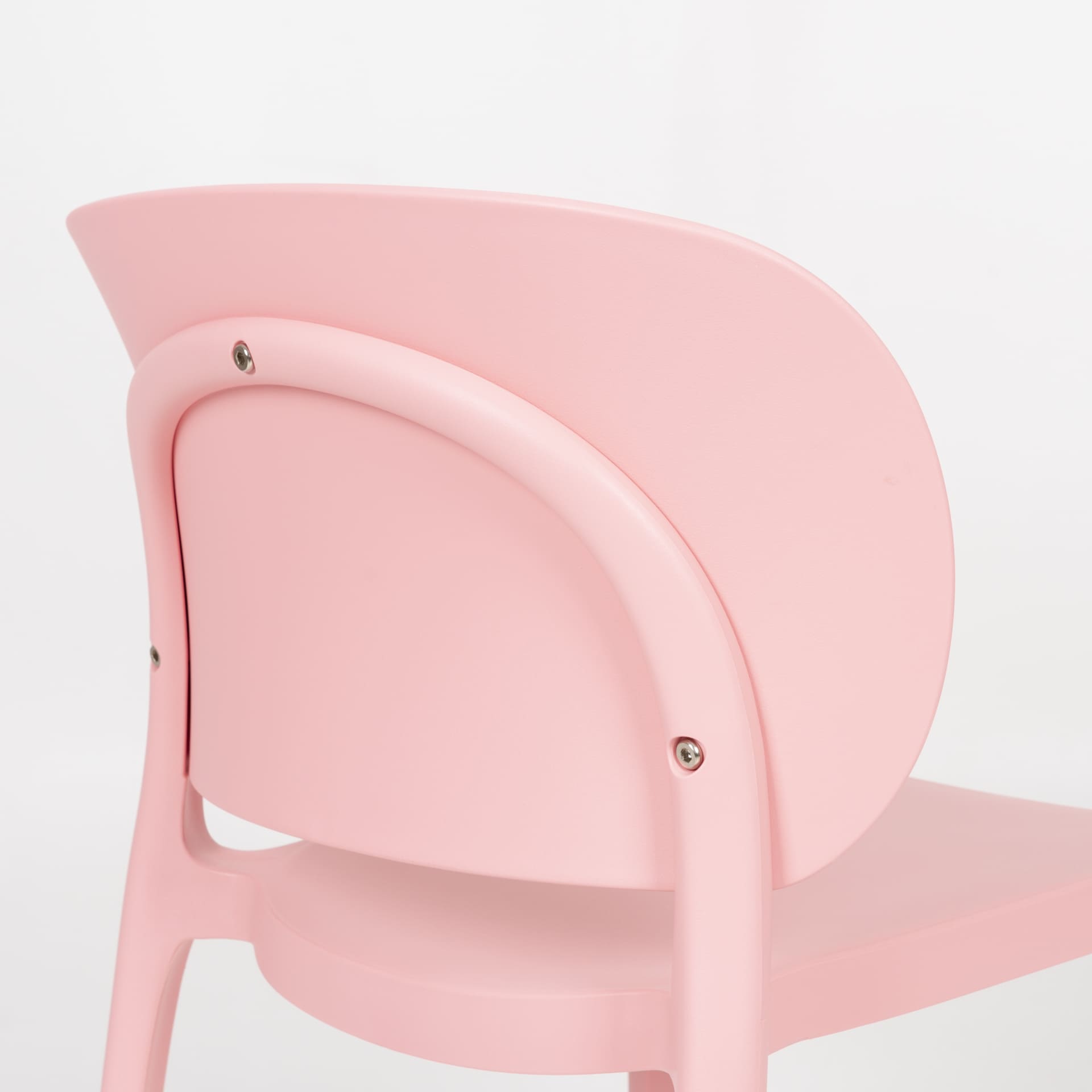 Plastic Kitchen Chair In Pink