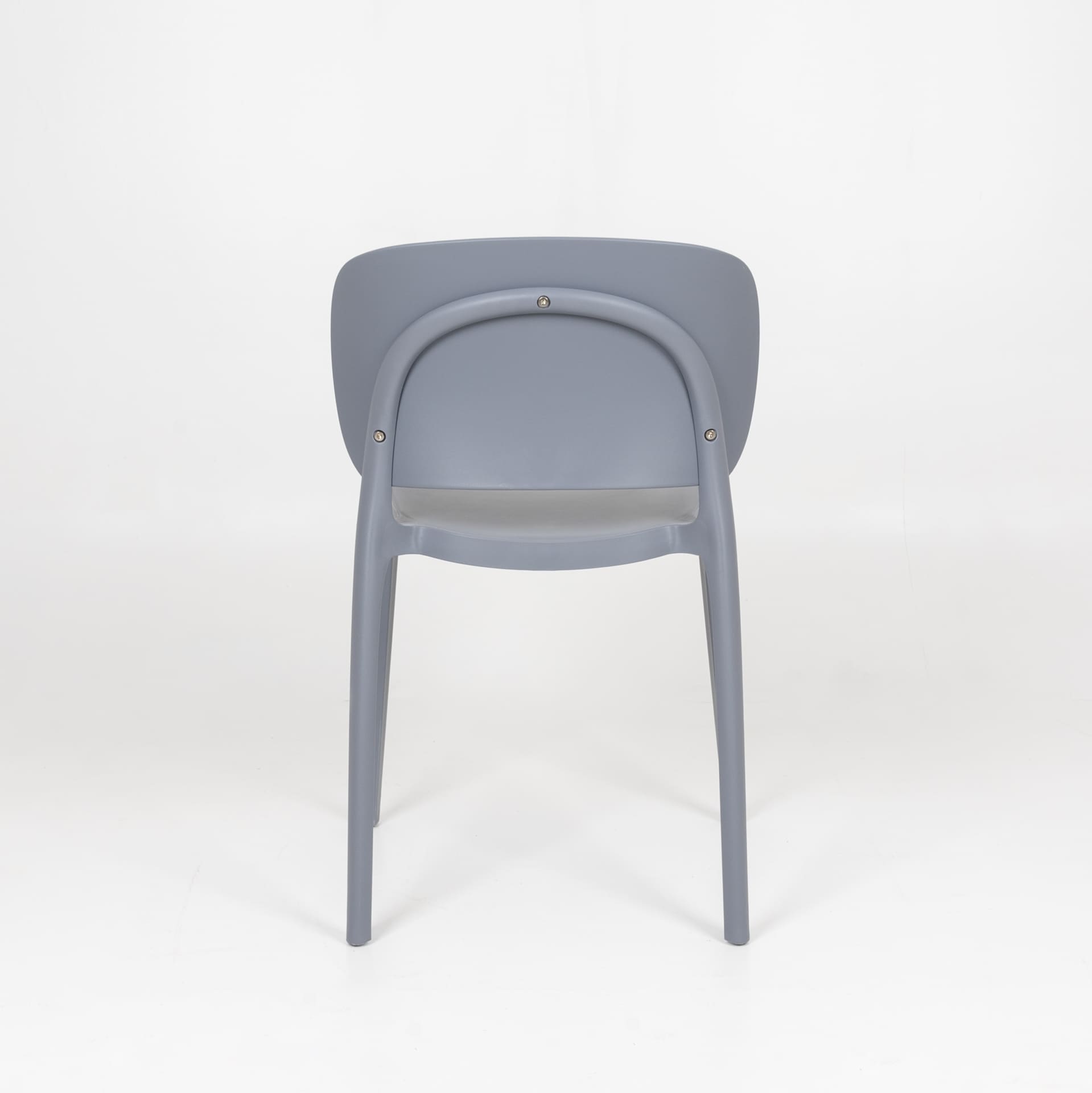 Plastic Kitchen Chair In Grey