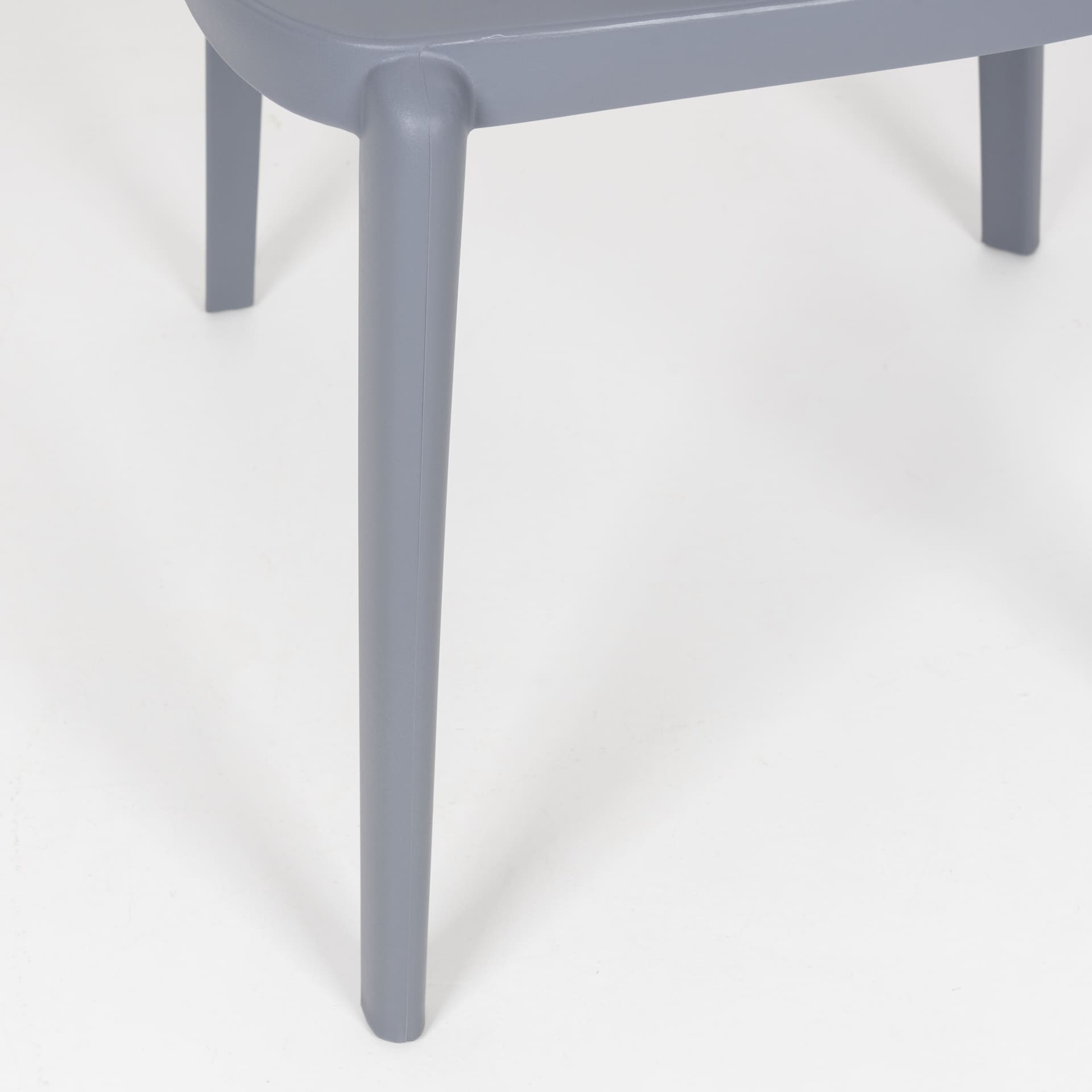 Plastic Kitchen Chair In Grey