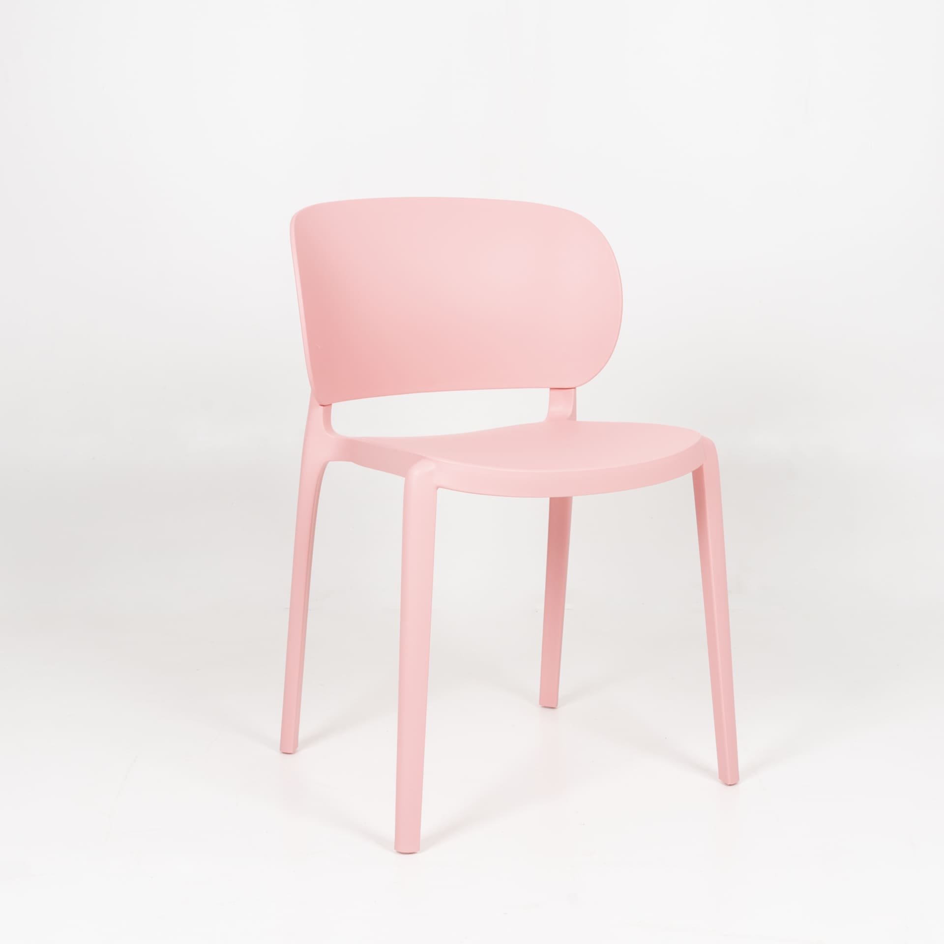 Plastic Kitchen Chair In Pink