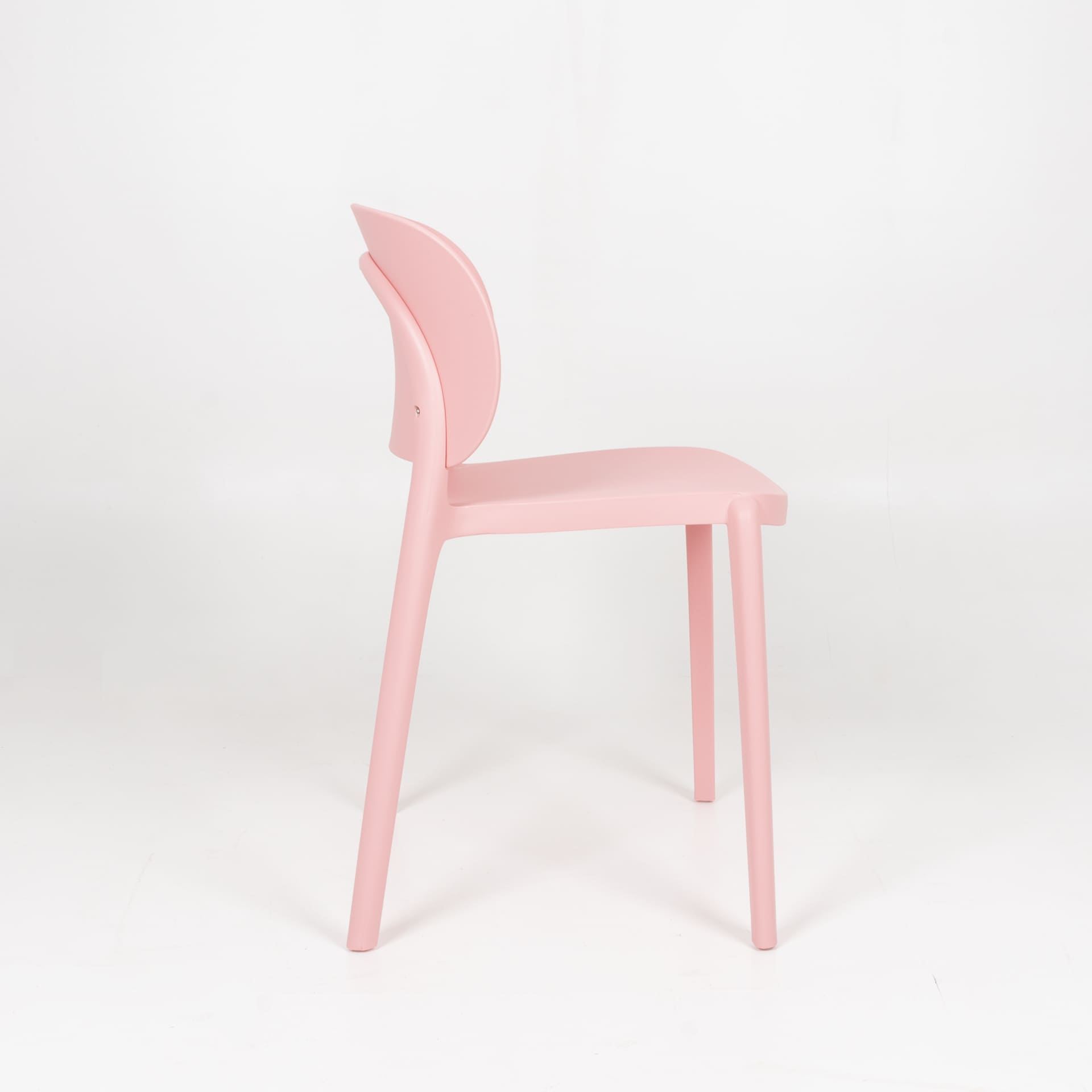 Plastic Kitchen Chair In Pink