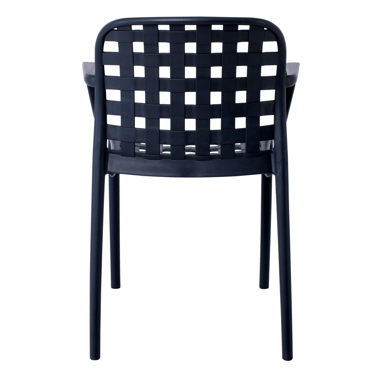 Black Polypropylene Armchair-PP Chair