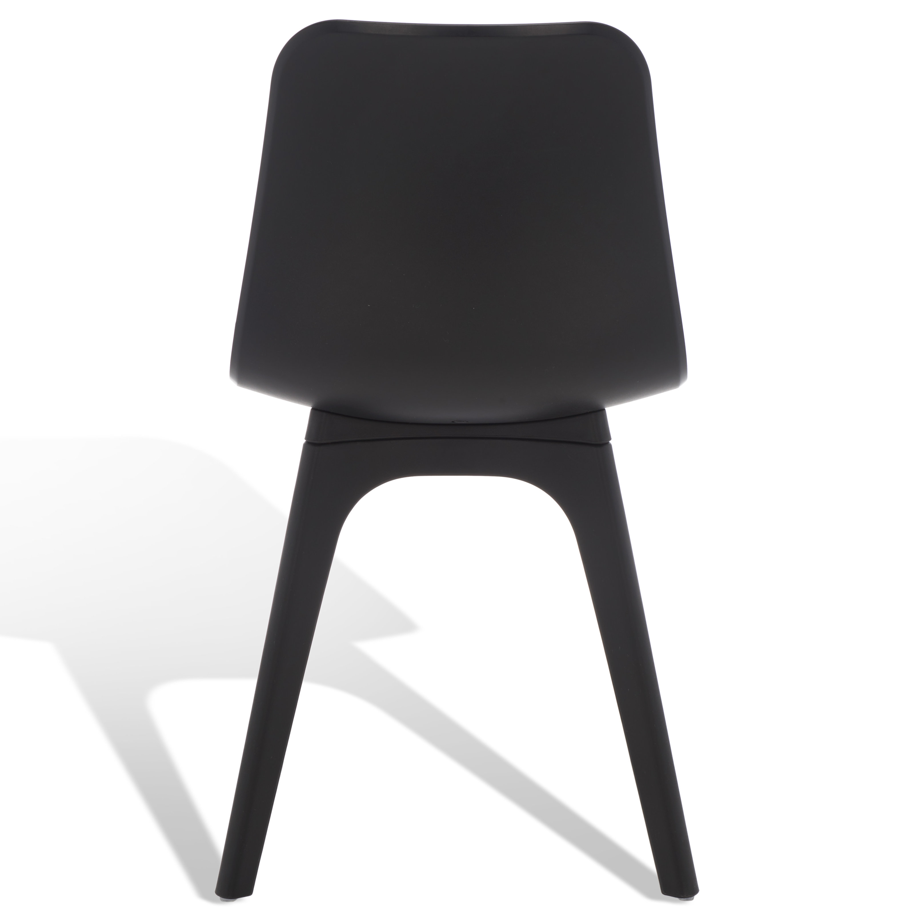 Black Plastic Chair KD Frame-PP Chair