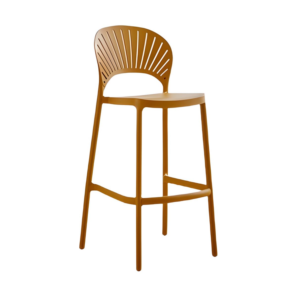Mustard PP Bar Chair-PP Chair