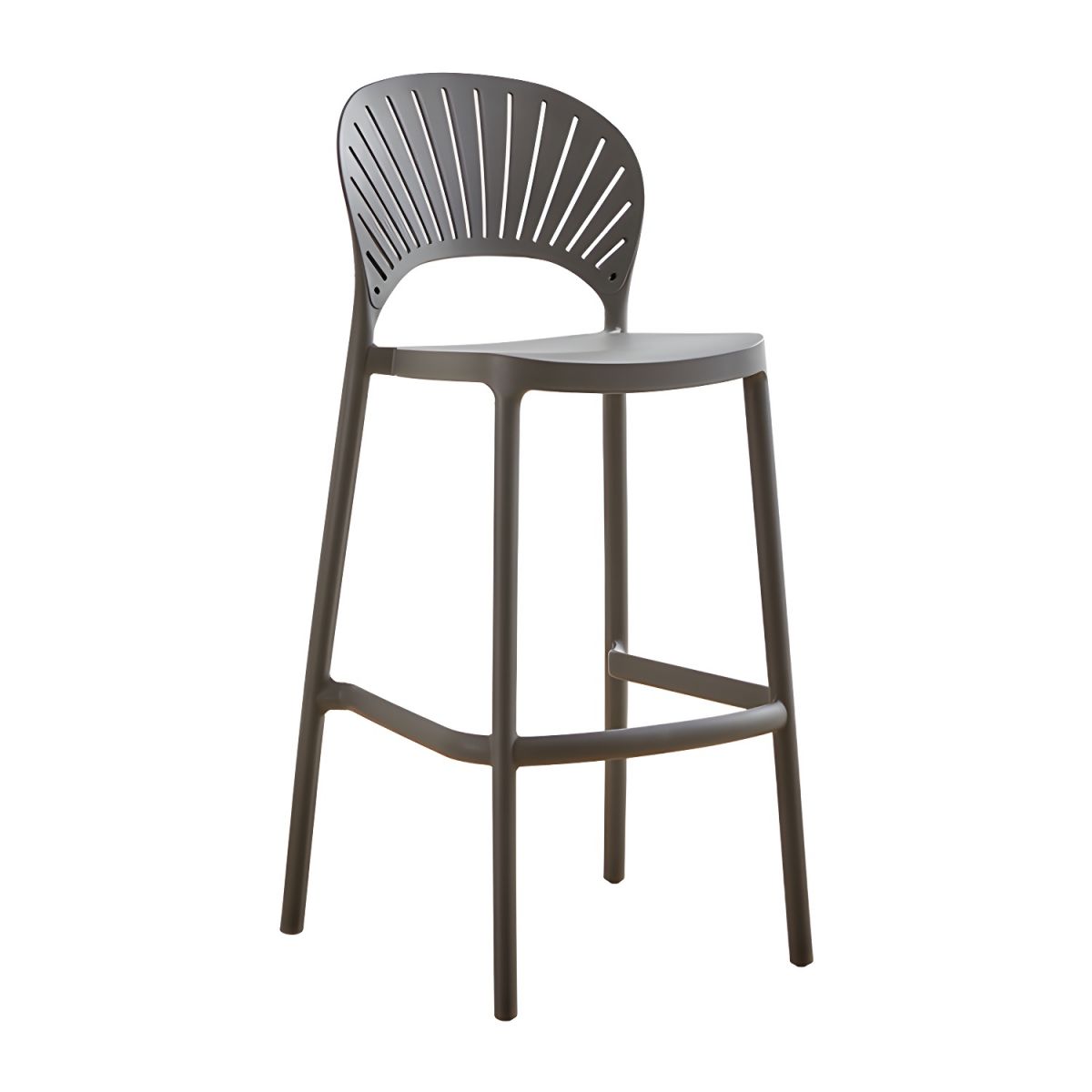 Grey PP Bar Chair-PP Chair