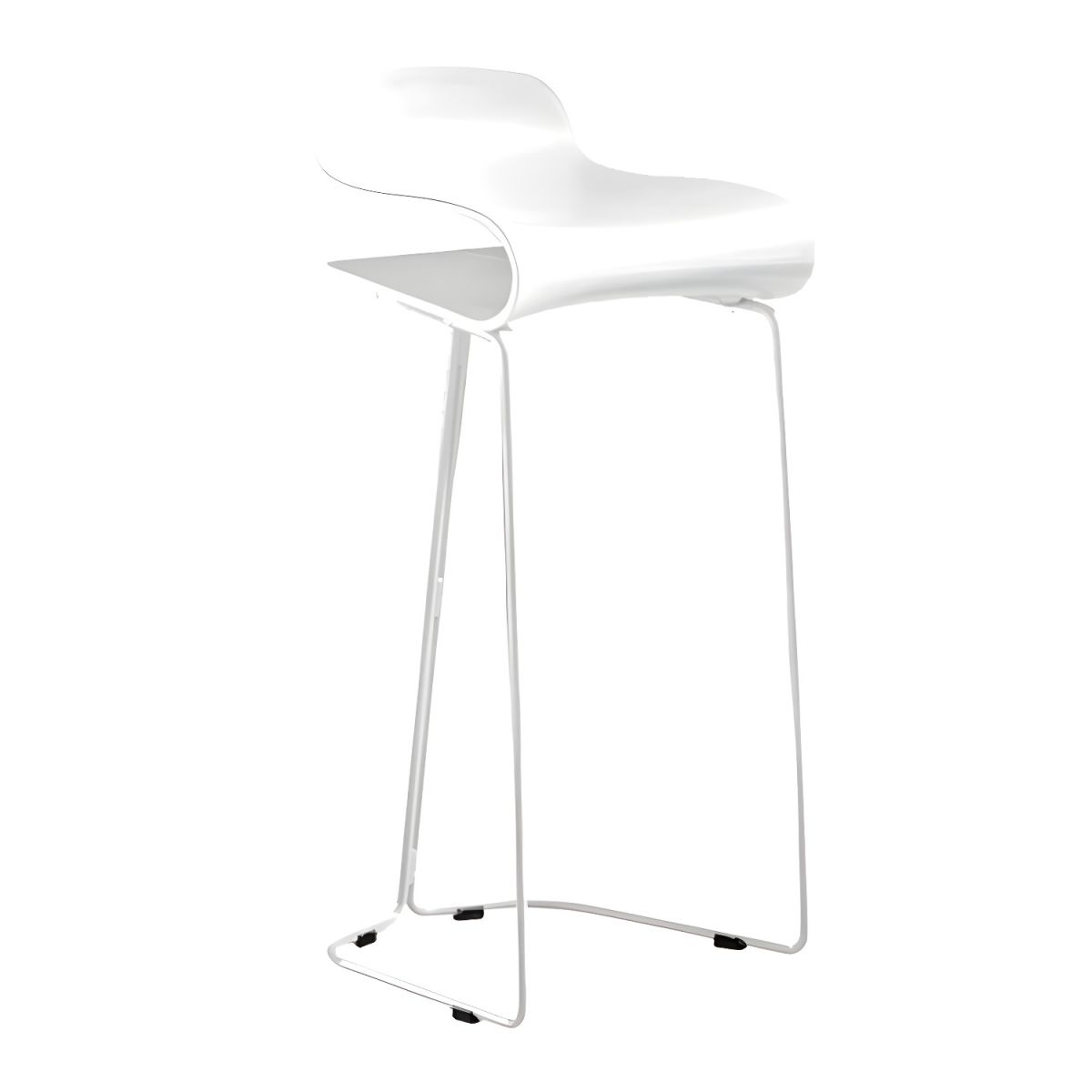 BCN Stool In White-PP Chair