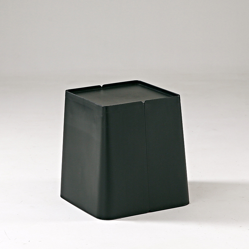 Black Plastic Side Coffee Table-PP Chair