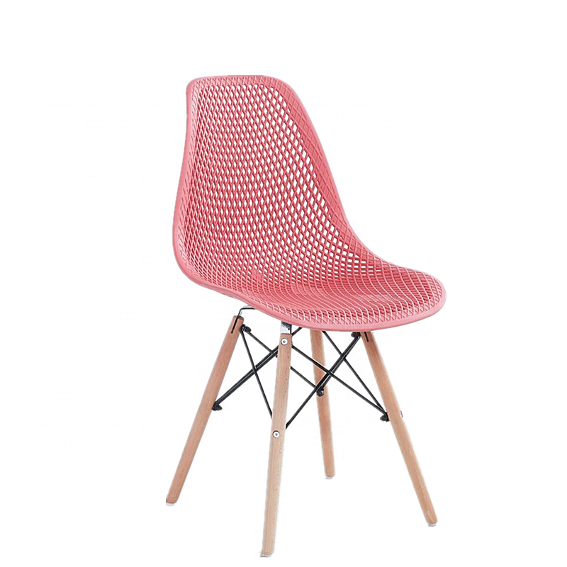 DSW Chair Eames Hollow Out In Pink-PP Chair