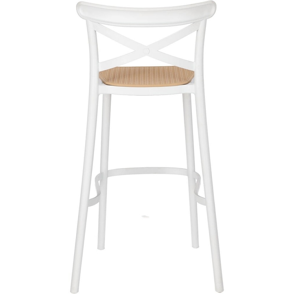 Cross back plastic bar chair-PP Chair
