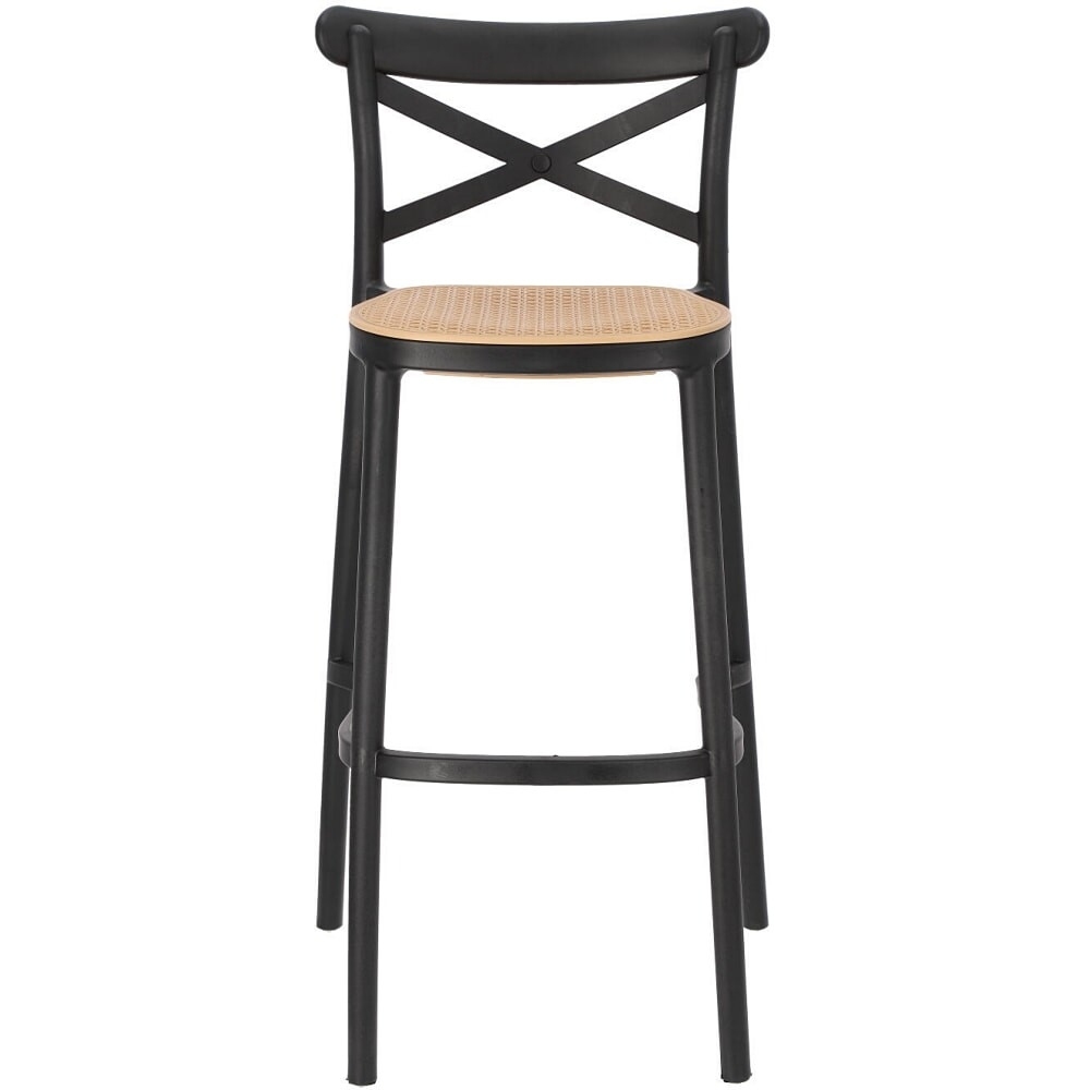 Cross back plastic bar chair-PP Chair