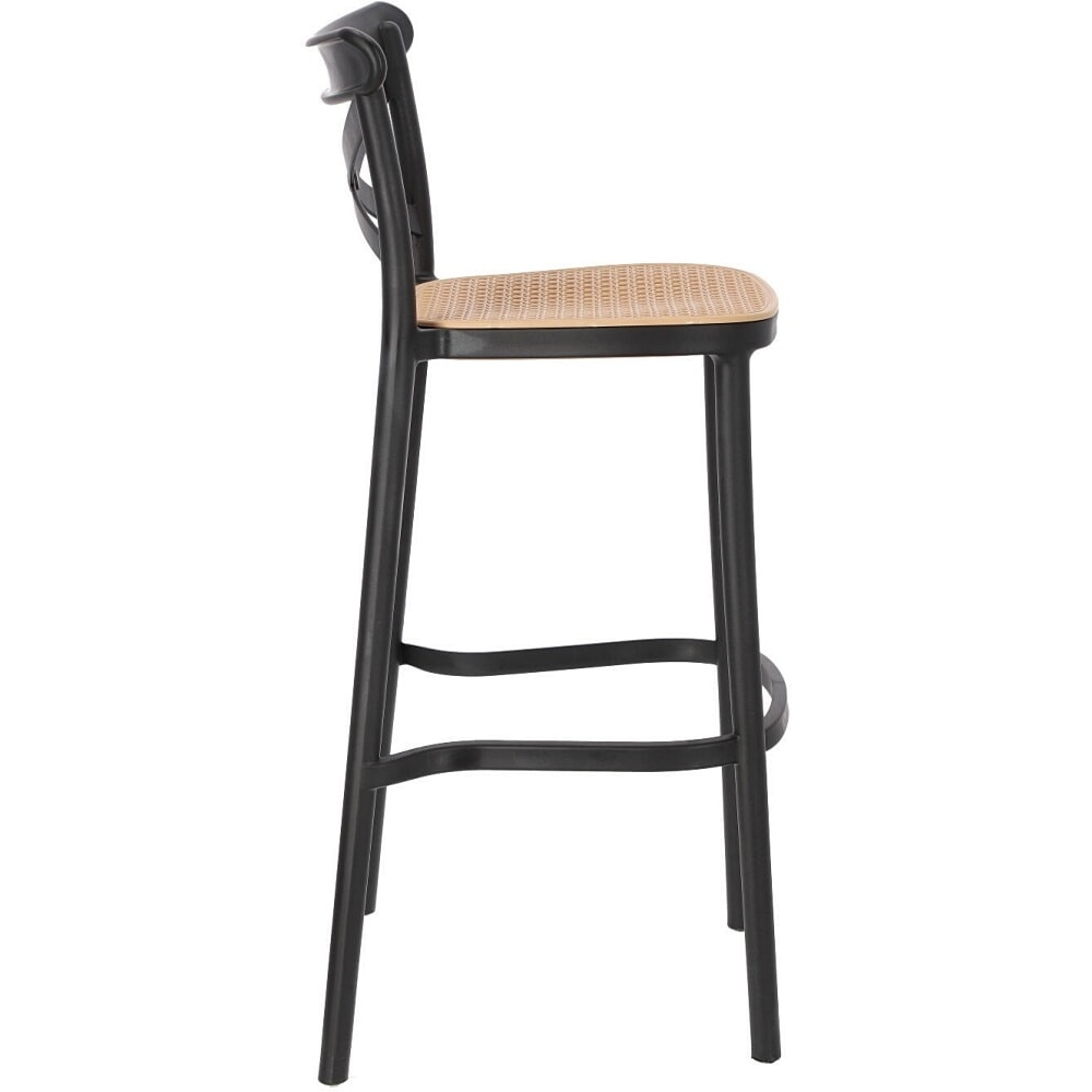 Cross back plastic bar chair-PP Chair