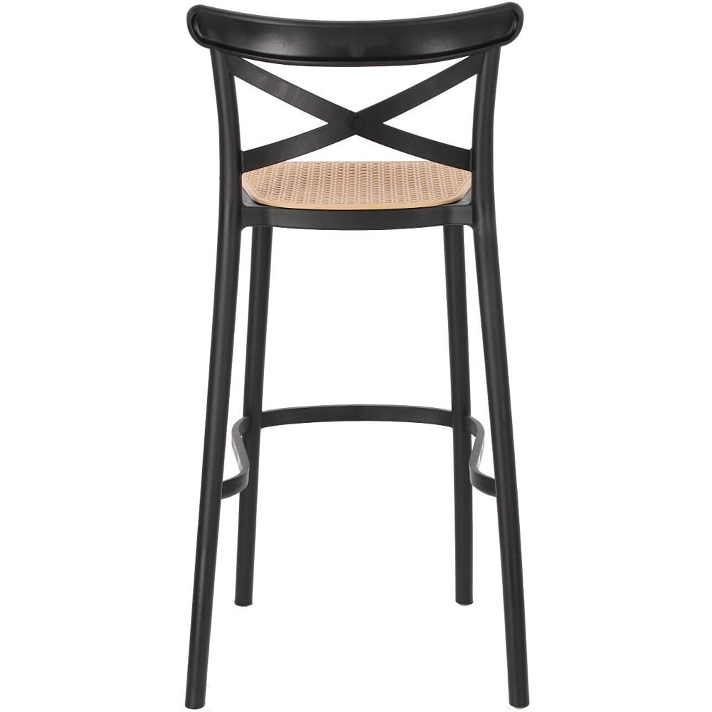 Cross back plastic bar chair-PP Chair