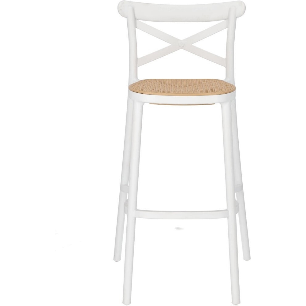 Cross back plastic bar chair-PP Chair