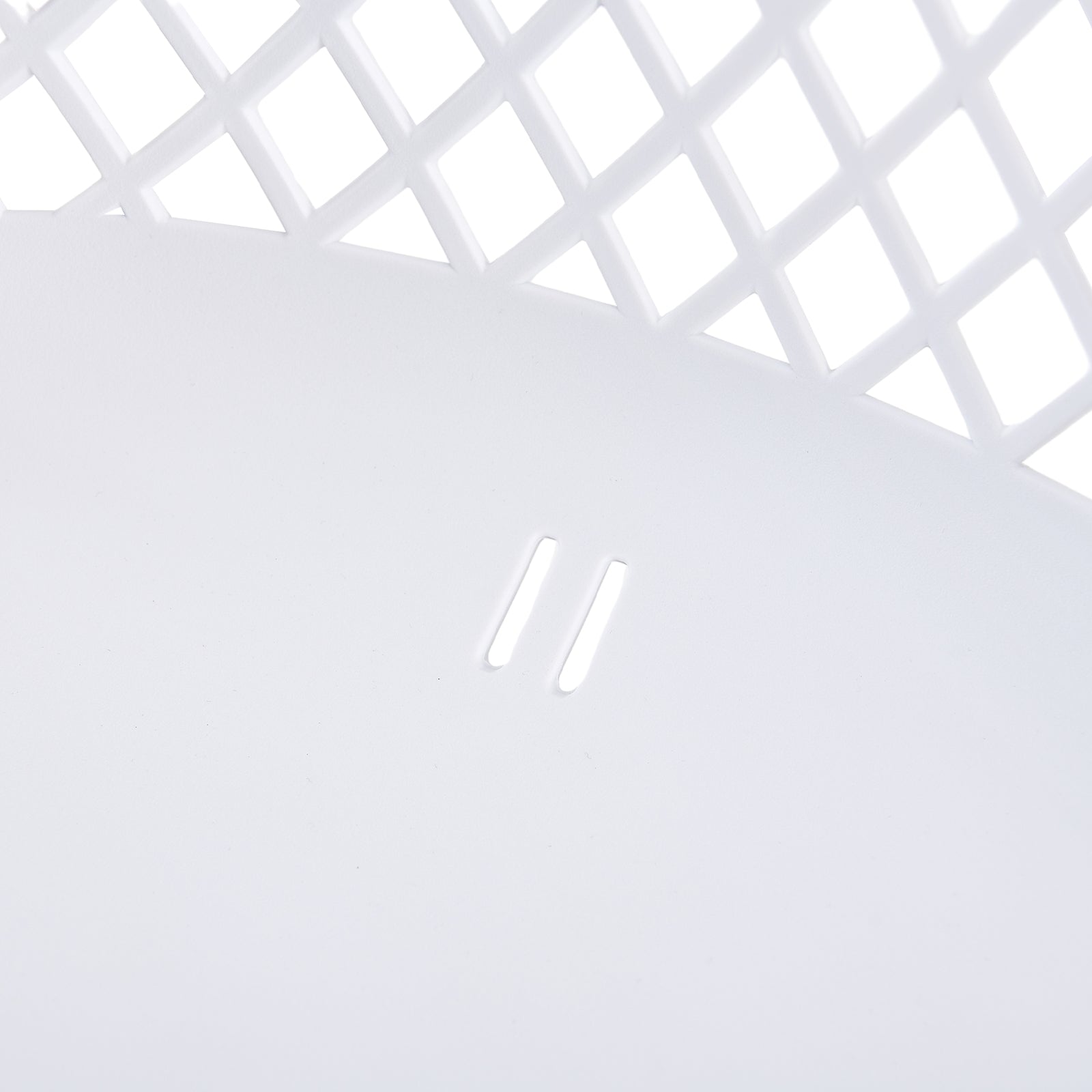 White Plastic Dining Chair With Wood Feet-PP Chair