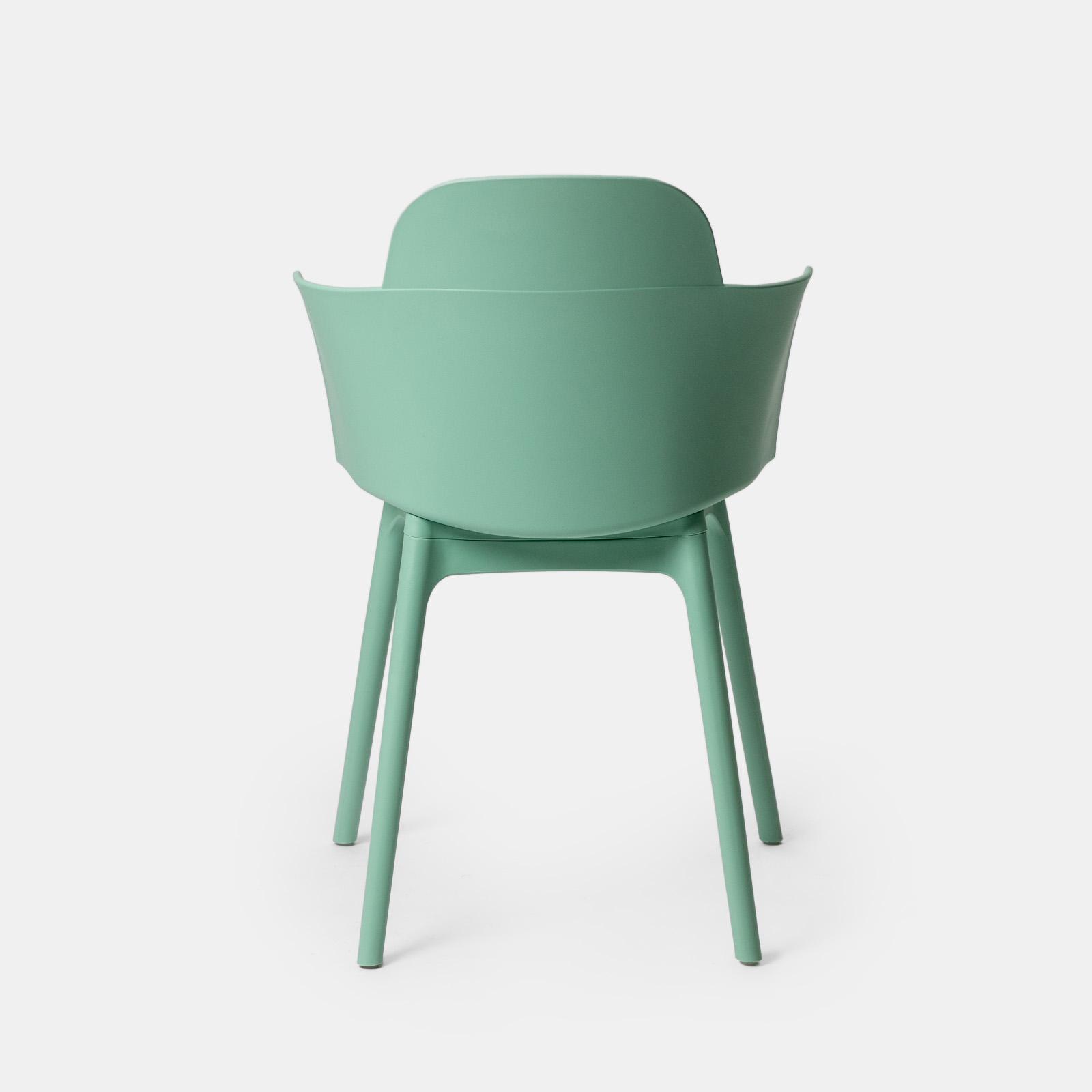 Modular Mint Green Polypropylene Armchair