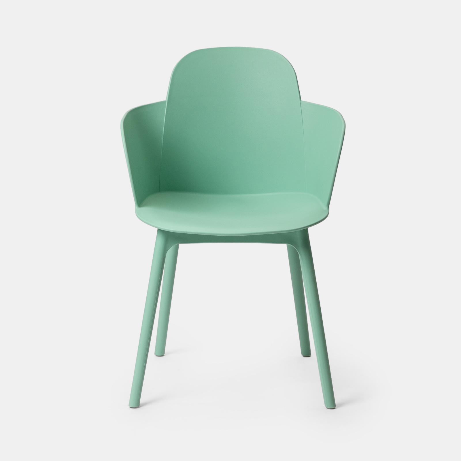 Modular Mint Green Polypropylene Armchair