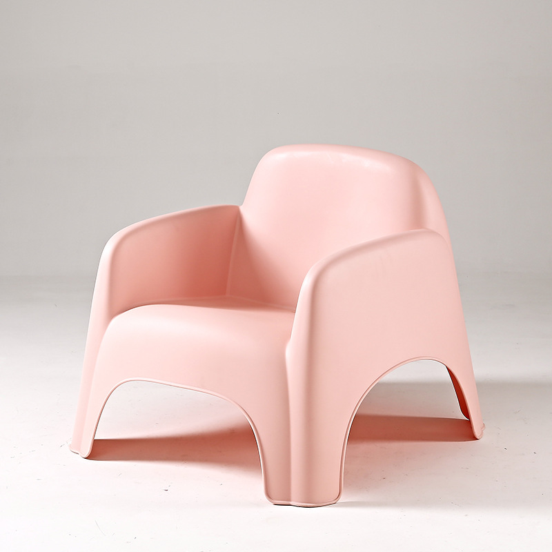 Pink Plastic Sofa Armchair-PP Chair