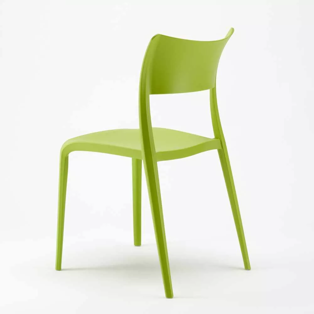 Polypropylene Outdoor Chairs In Green-PP Chair
