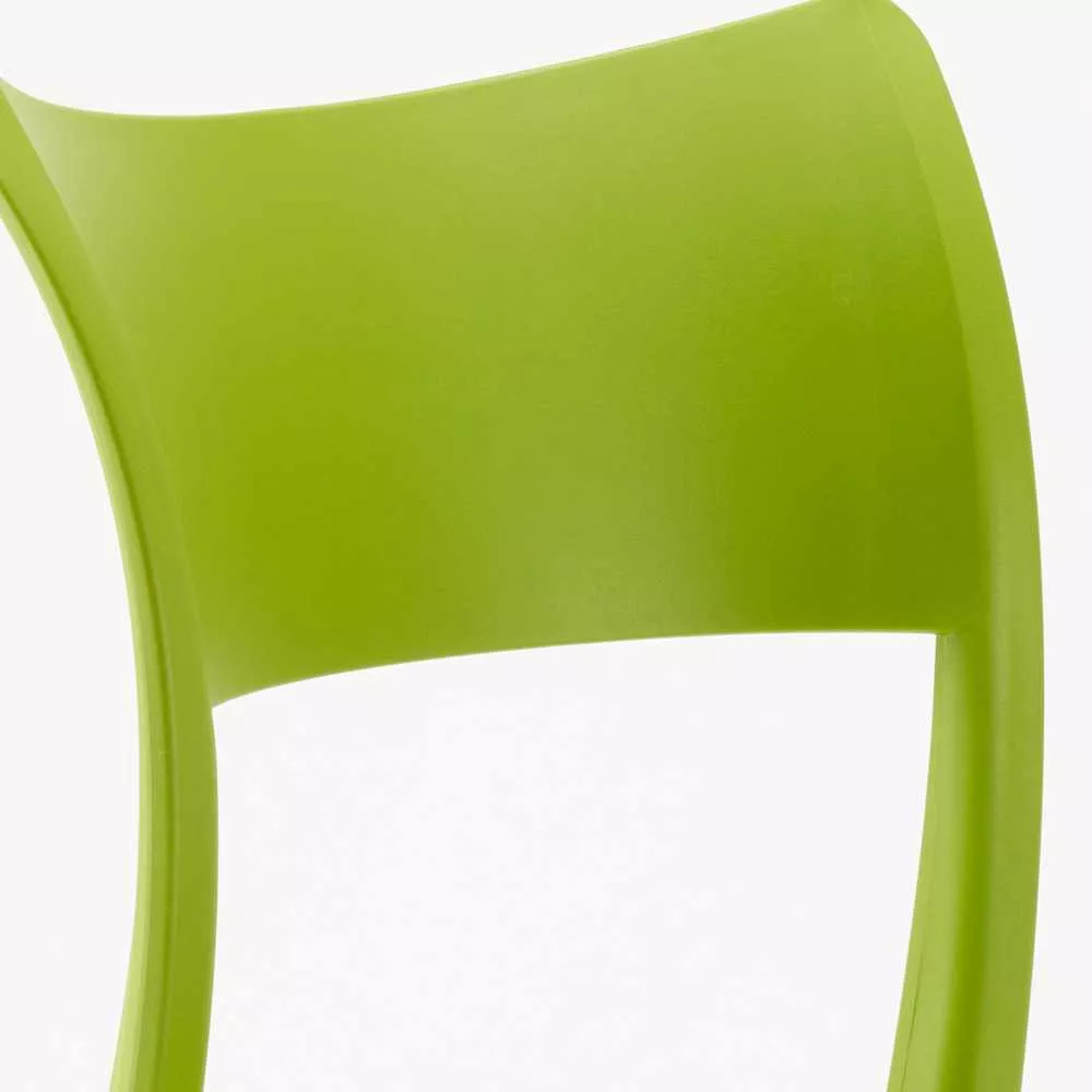 Polypropylene Outdoor Chairs In Green-PP Chair