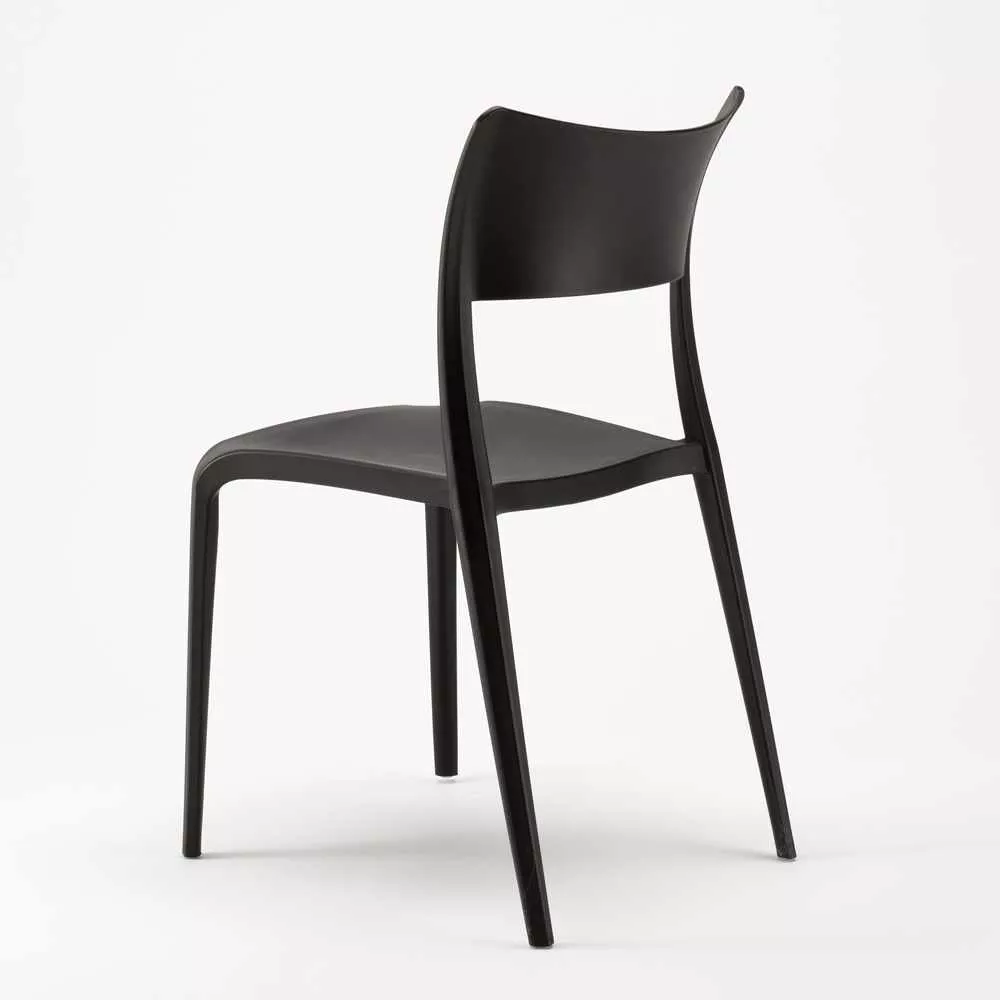 Polypropylene Outdoor Chairs In Black-PP Chair