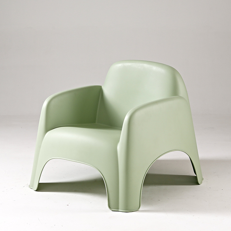 Green Plastic Sofa Armchair-PP Chair