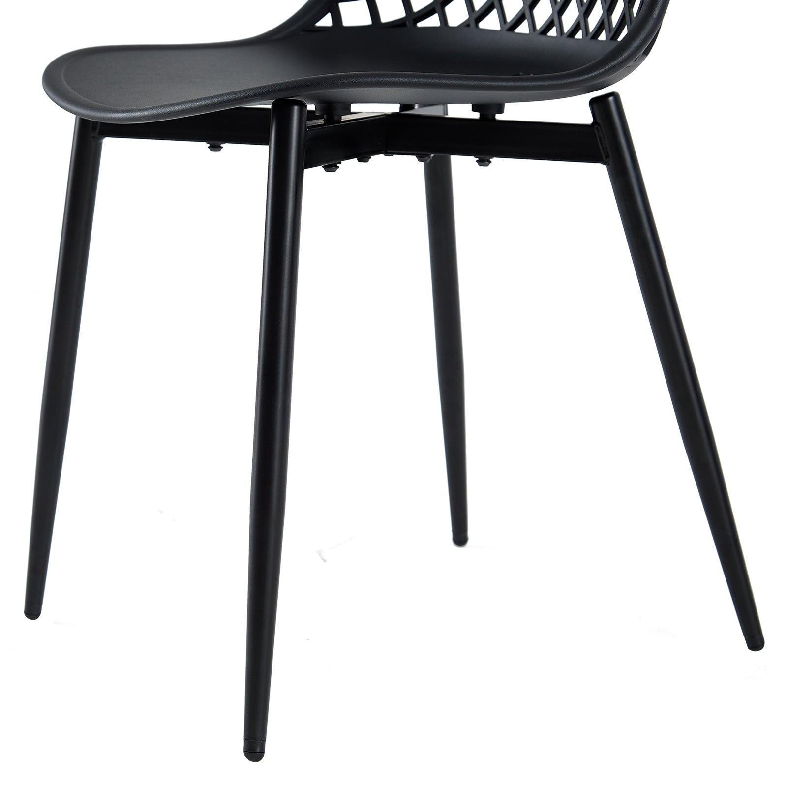 Black Plastic Kitchen Chair-PP Chair