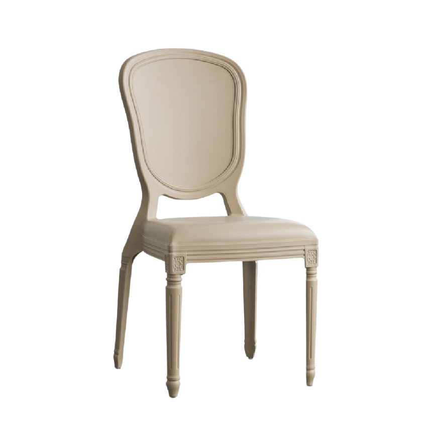 Taupe Plastic Banquet Dining Chair