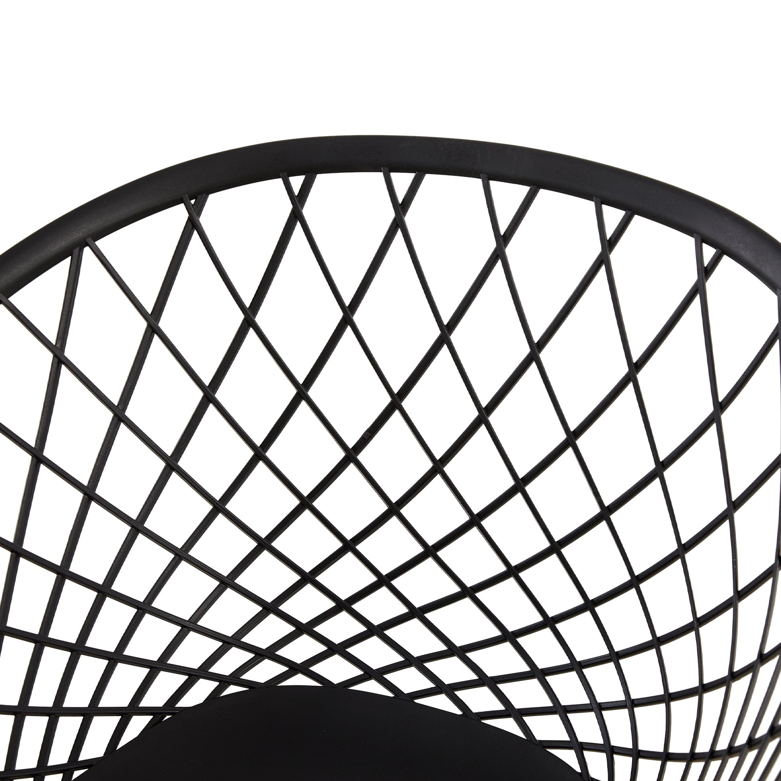 Black Polypropylene Armchair-PP Chair