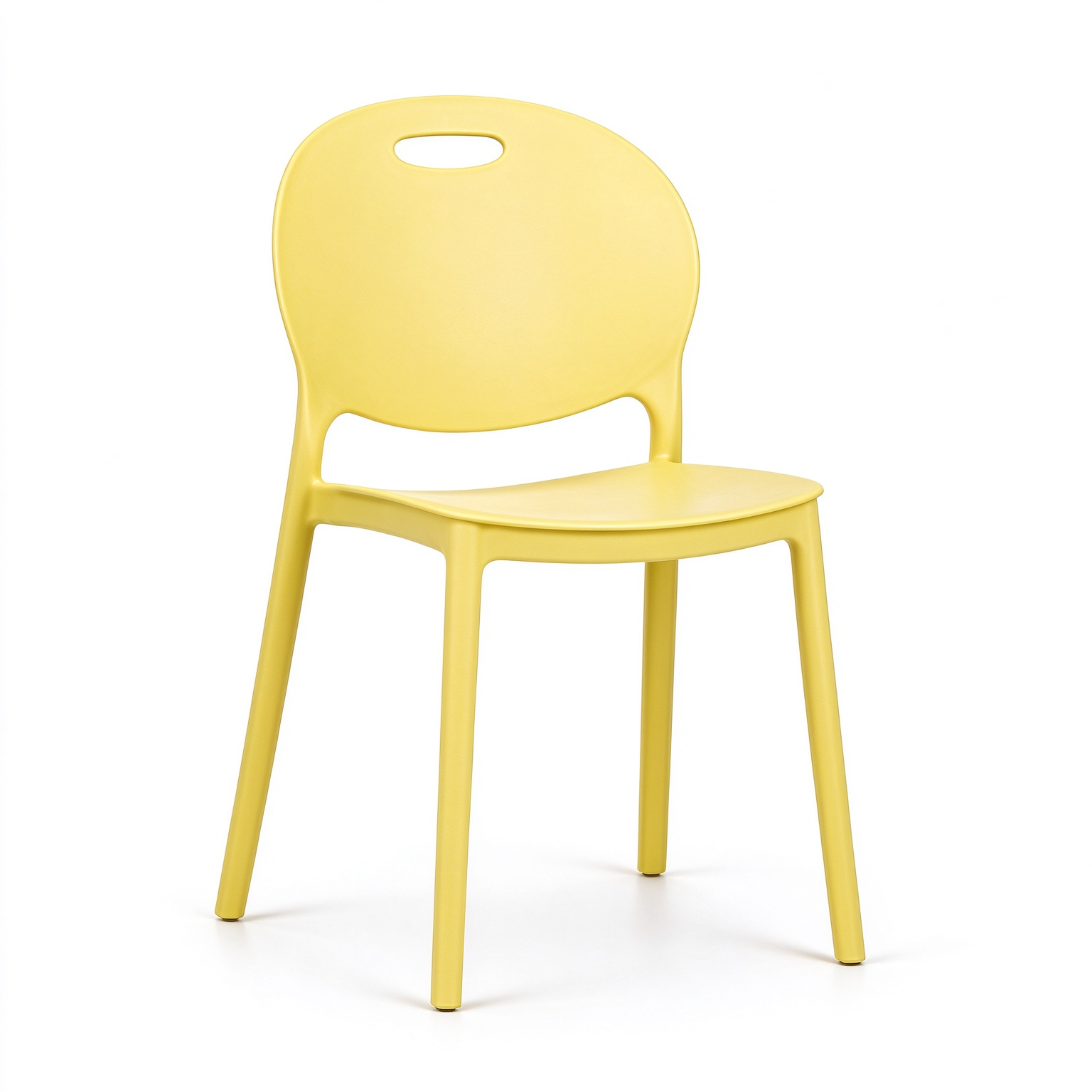 Modern PP Plastic Dining Chair – Injection Molded Side Chair