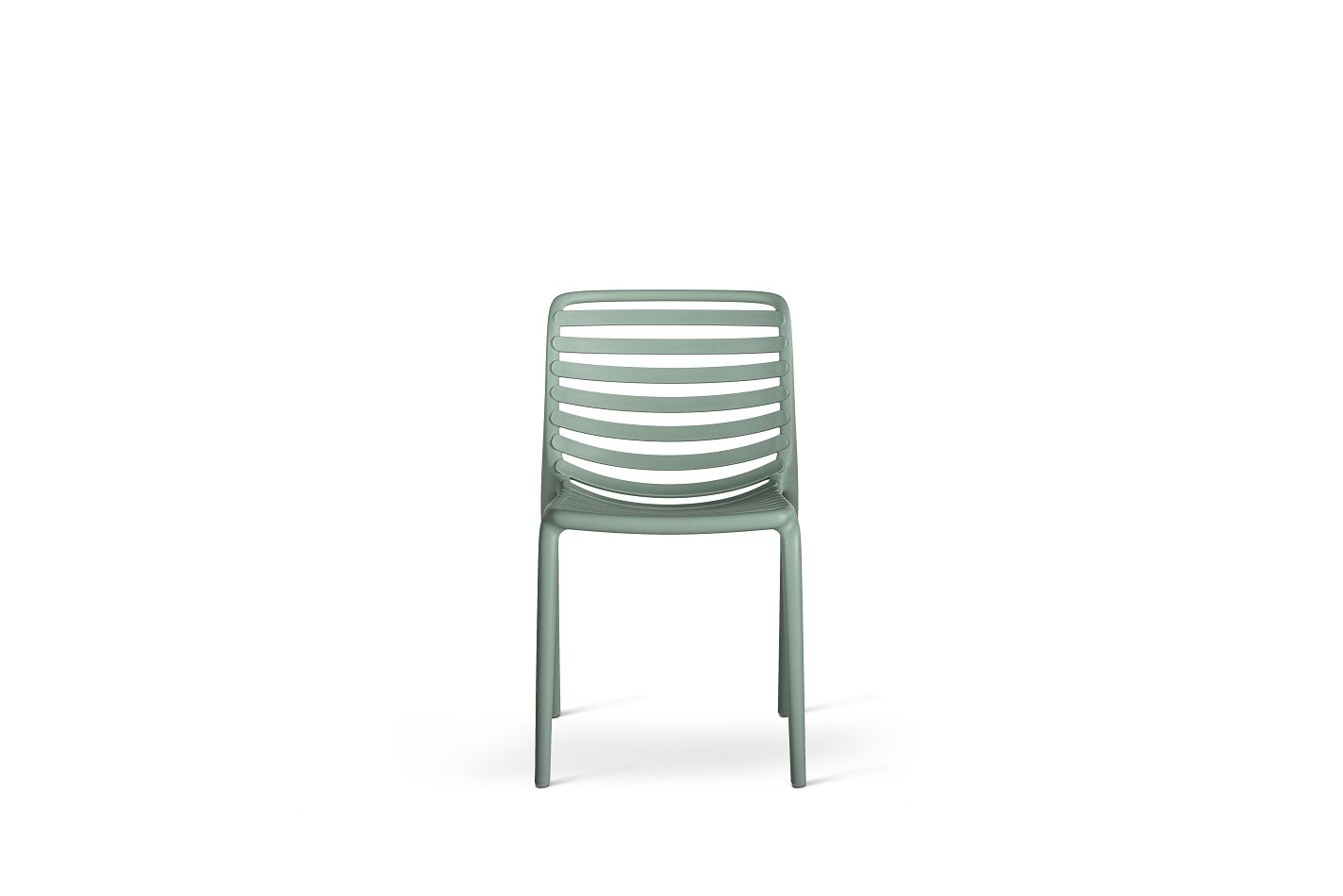 Sage Green Armless Plastic Chairs-PP Chair