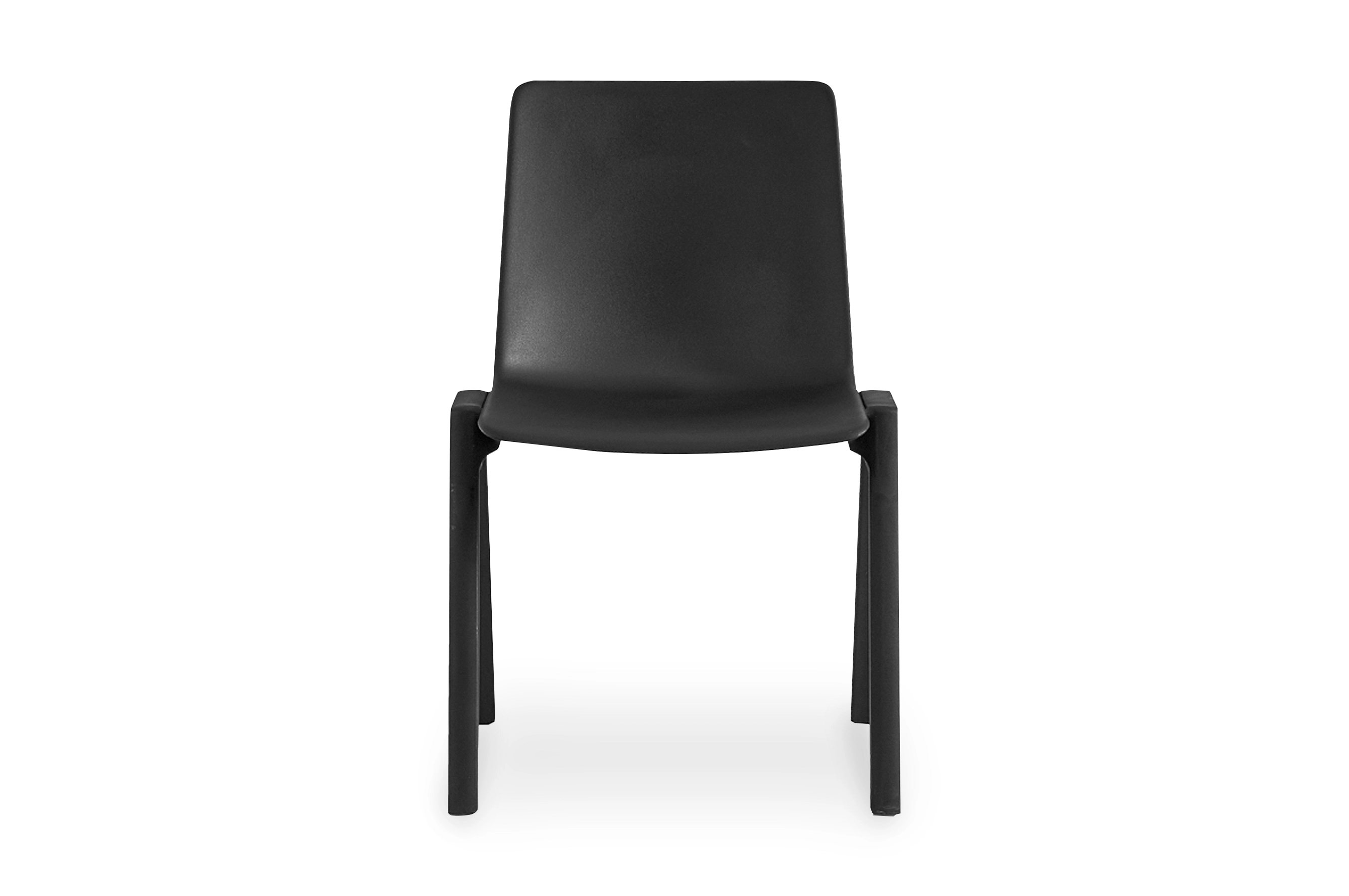 Minimalist Solid PP Armless Dining Chair Split Assembled Non-Stackable Plastic Side Chair for Restaurant Office Hotel Wholesale