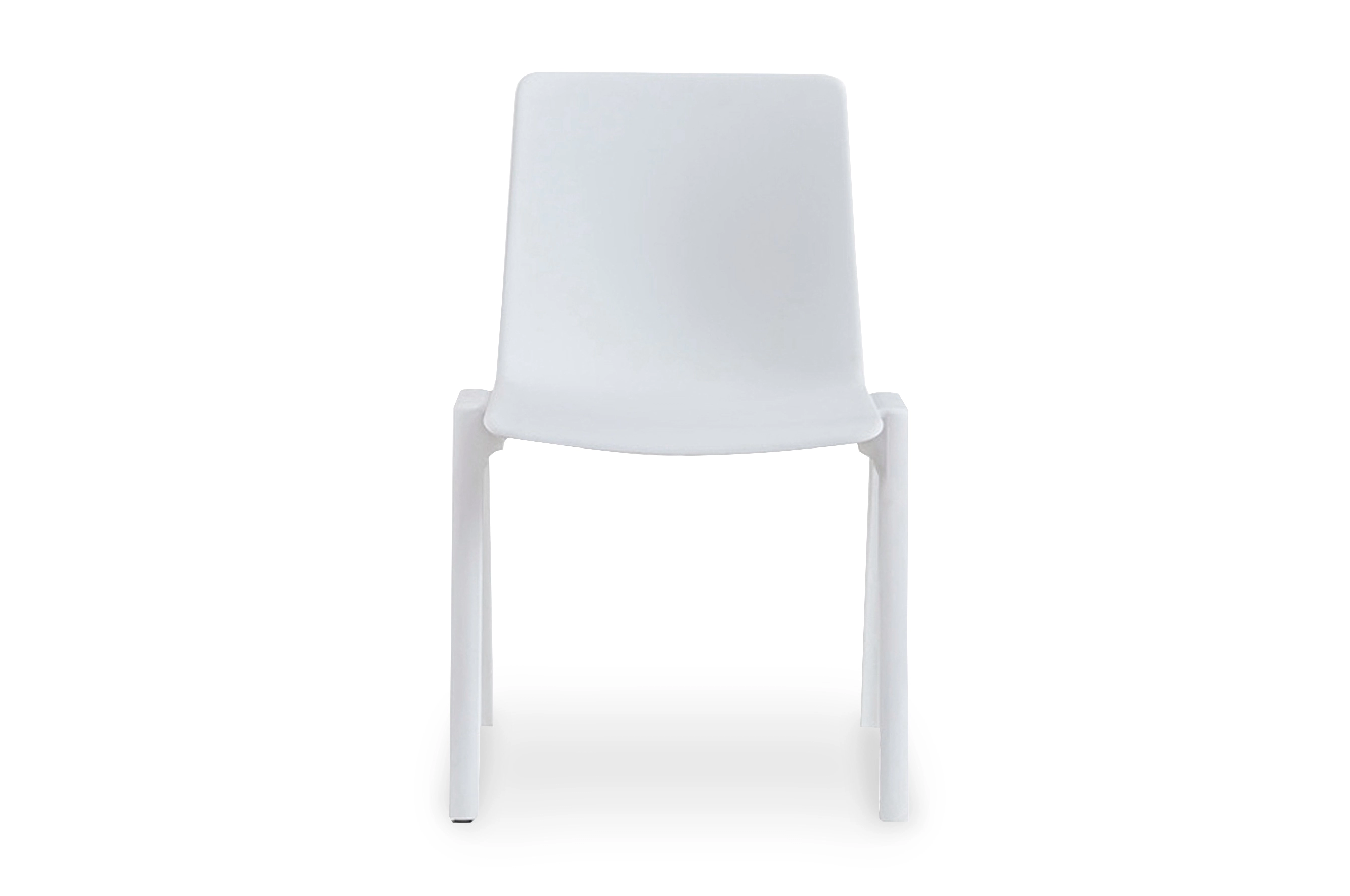 Minimalist Solid PP Armless Dining Chair Split Assembled Non-Stackable Plastic Side Chair for Restaurant Office Hotel Wholesale
