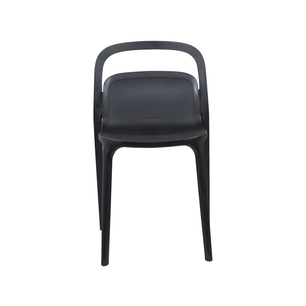 Black Plastic Side Chair