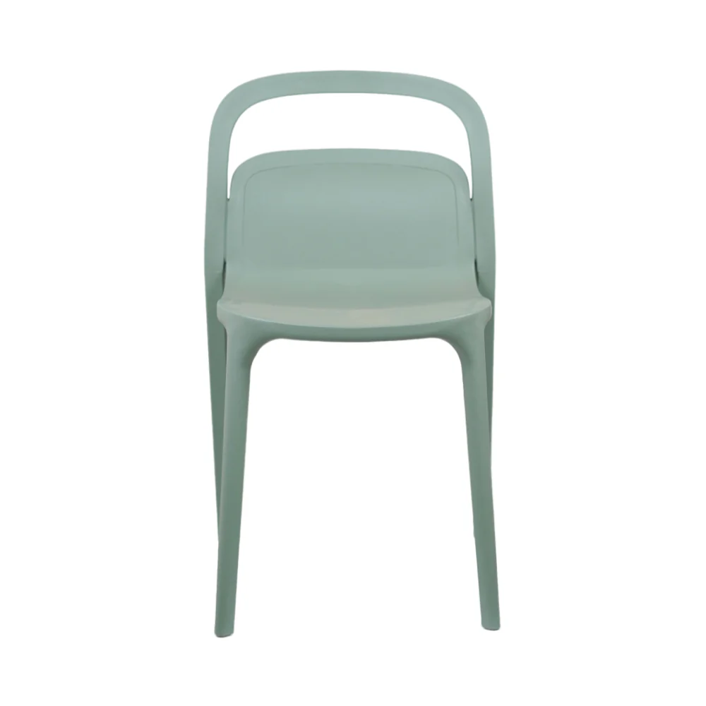 Green Plastic Side Chair