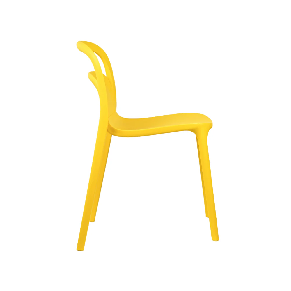 Yellow Plastic Side Chair